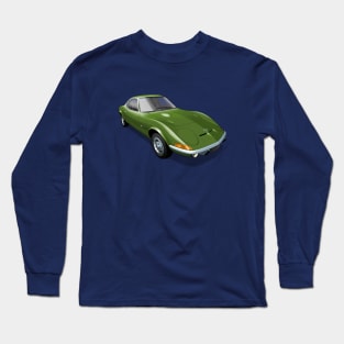 1972 Opel GT in green Long Sleeve T-Shirt